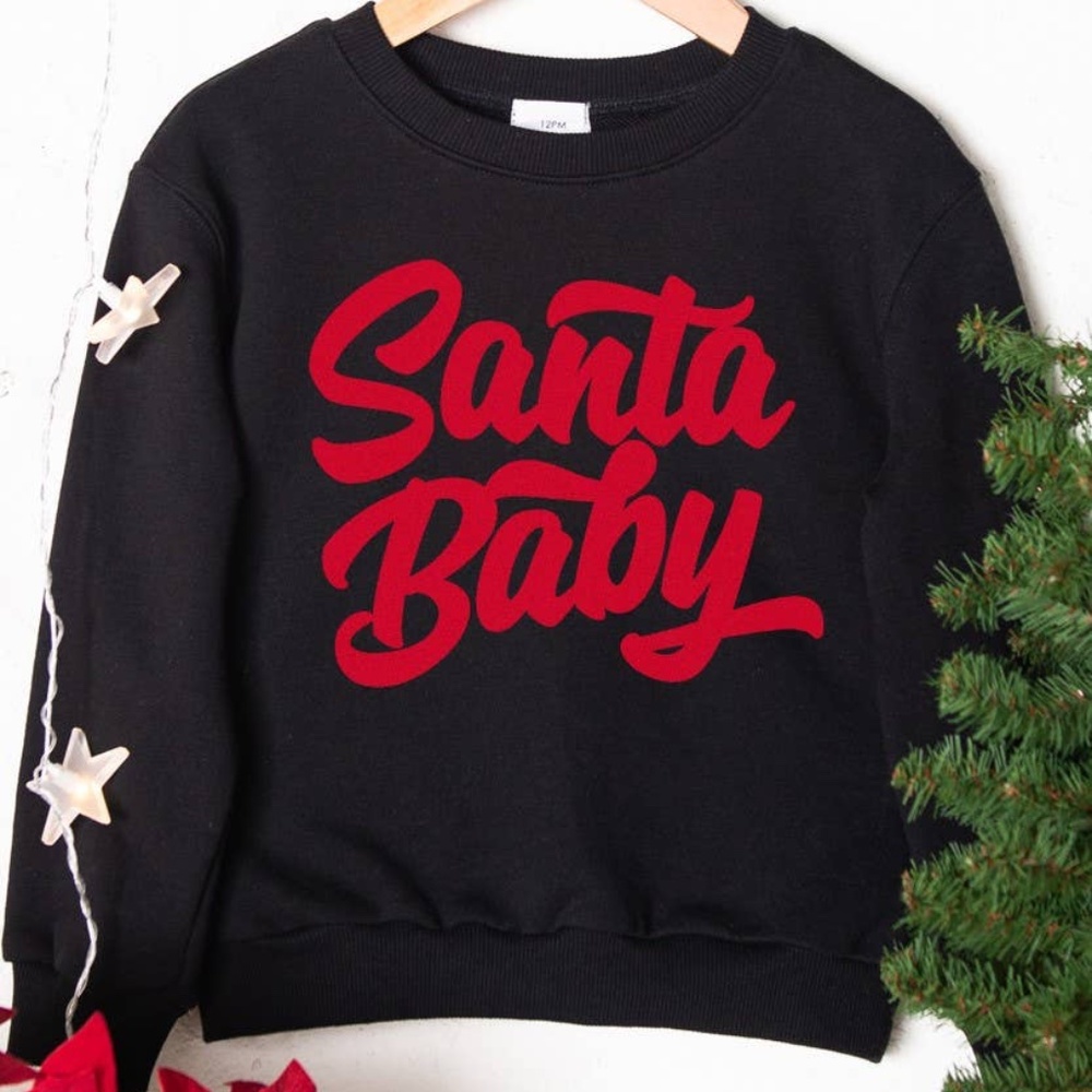 Kid's Santa Baby Holiday Sweatshirt